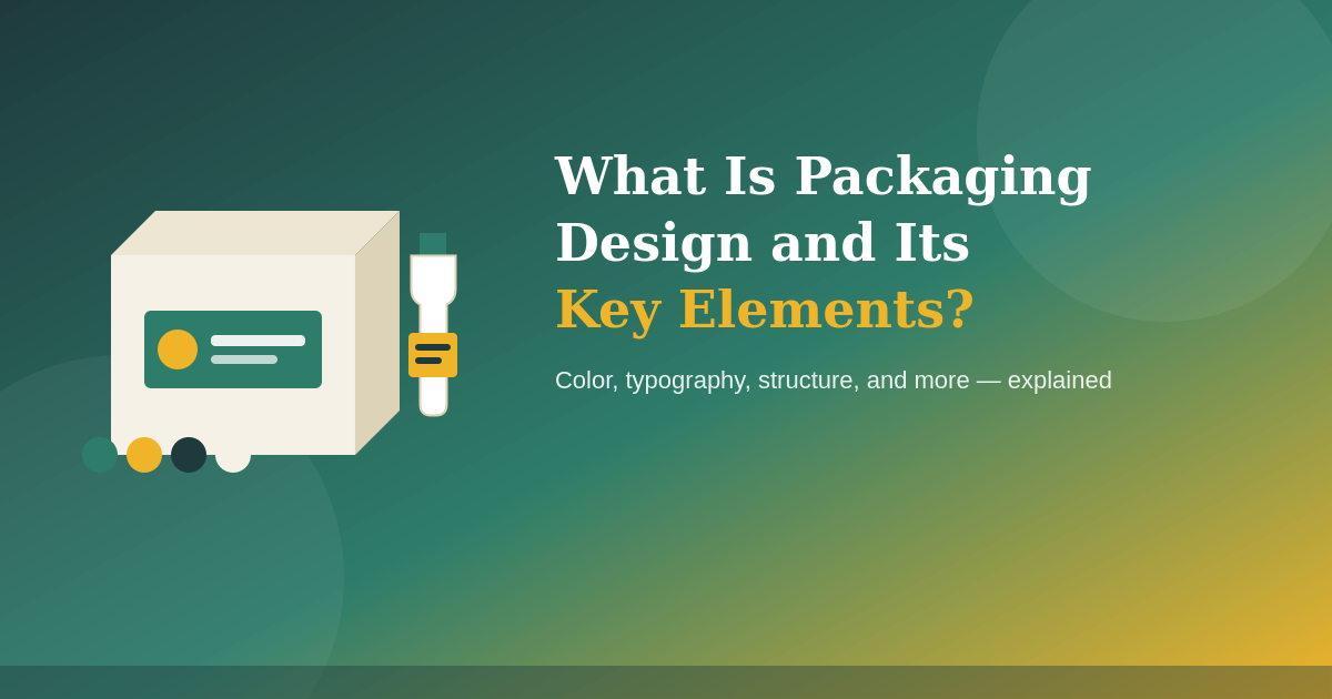 What Is Packaging Design and What Are Its Key Elements?